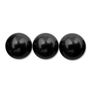 Pearls 3mm - Glossy Black